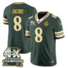 Green Bay Packers Josh Jacobs 2026 Rivalries 4X Champs Vapor Jersey - All Stitched - Rivalries