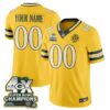 Green Bay Packers 2026 Rivalries 4X Champs Vapor Custom Jersey - All Stitched - Yellow