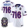 Buffalo Bills Queen City 716 Dia de los Muertos Vapor Limited Jersey - All Stitched - White
