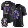 Buffalo Bills Josh Allen Dia de los Muertos Vapor Limited Jersey - All Stitched - Black