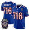 Buffalo Bills Queen City 716 Dia de los Muertos Vapor Limited Jersey - All Stitched - Royal