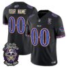 Buffalo Bills Dia de los Muertos Vapor Limited Custom Jersey - All Stitched - Black