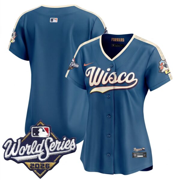Women's Milwaukee Brewers Team 2026 World Series Vapor Premier Limited Jersey - All Stitched - City Connect