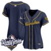 Women's Milwaukee Brewers Team 2026 World Series Vapor Premier Limited Jersey - All Stitched - Navy
