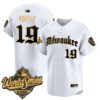 Milwaukee Brewers Robin Yount 2026 World Series Gothic Edition Vapor Limited Jersey - All Stitched - White Gold
