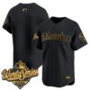 Milwaukee Brewers Team 2026 World Series Gothic Edition Vapor Limited Jersey - All Stitched - Black Gold