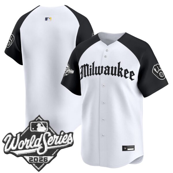 Milwaukee Brewers Team 2026 World Series Gothic Edition Vapor Limited Jersey - All Stitched - Alternate