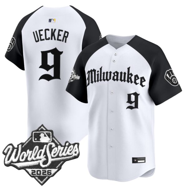 Milwaukee Brewers Bob Uecker 2026 World Series Gothic Edition Vapor Limited Jersey - All Stitched - Alternate