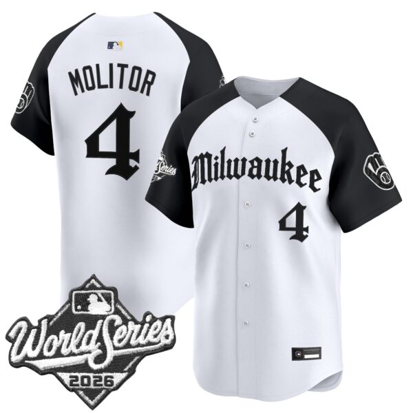 Milwaukee Brewers Paul Molitor 2026 World Series Gothic Edition Vapor Limited Jersey - All Stitched - Alternate
