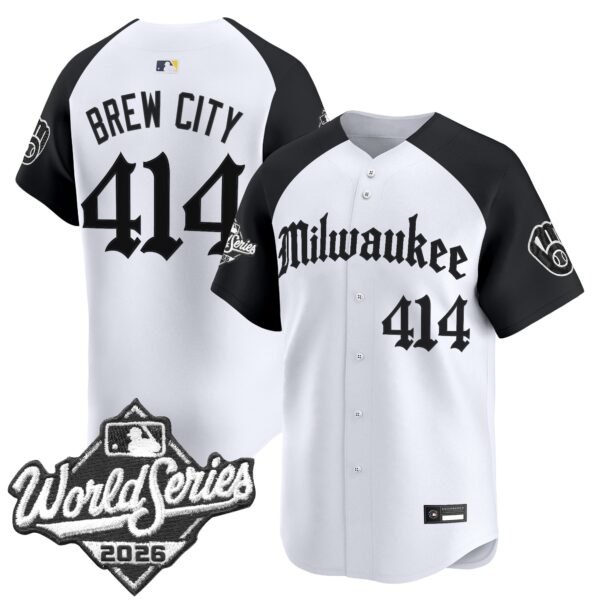 Milwaukee Brewers Brew City 414 2026 World Series Gothic Edition Vapor Limited Jersey - All Stitched - Alternate