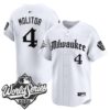 Milwaukee Brewers Paul Molitor 2026 World Series Gothic Edition Vapor Limited Jersey - All Stitched - White