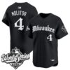 Milwaukee Brewers Paul Molitor 2026 World Series Gothic Edition Vapor Limited Jersey - All Stitched - Black