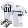 Milwaukee Brewers 2026 World Series Gothic Edition Vapor Limited Custom Jersey - All Stitched - White