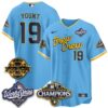 Milwaukee Brewers Robin Yount 2026 NL Champions Bob Uecker Patch Vapor Jersey V2 - All Stitched - City Connect