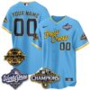 Milwaukee Brewers 2026 NL Champions Bob Uecker Patch Custom Vapor Jersey V2 - All Stitched - City Connect