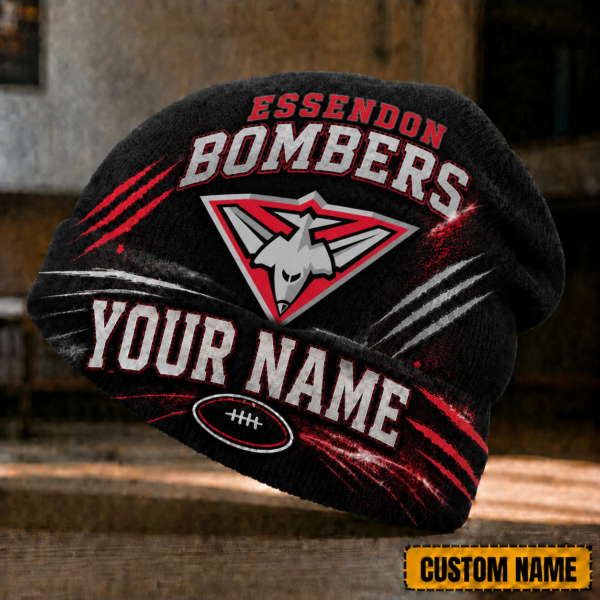 Essendon Bombers Beanie Hat 1