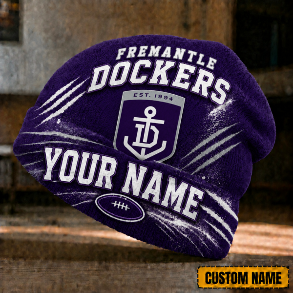 Fremantle Dockers Beanie Hat 1
