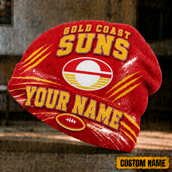 Gold Coast Suns Beanie Hat 1