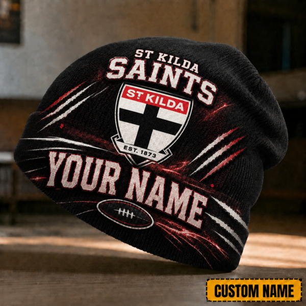 St Kilda Saints Beanie Hat 1