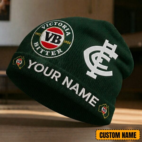Carlton Blues Beanie Hat 2
