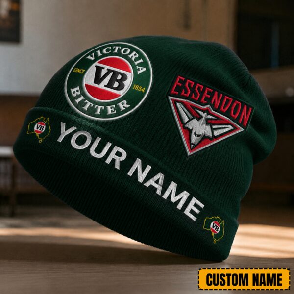 Essendon Bombers Beanie Hat 2