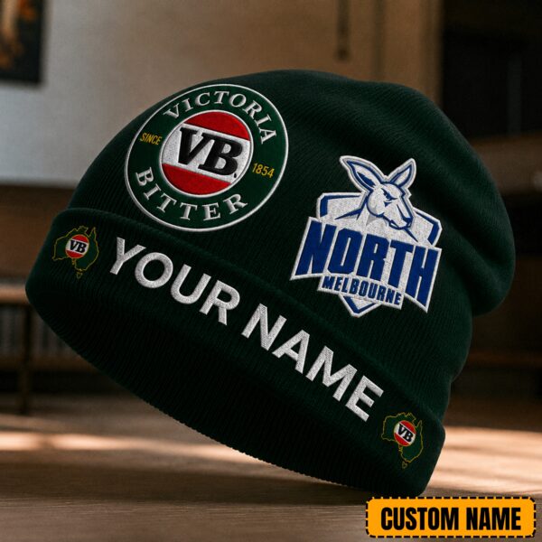 North Melb Kangaroos Beanie Hat 2