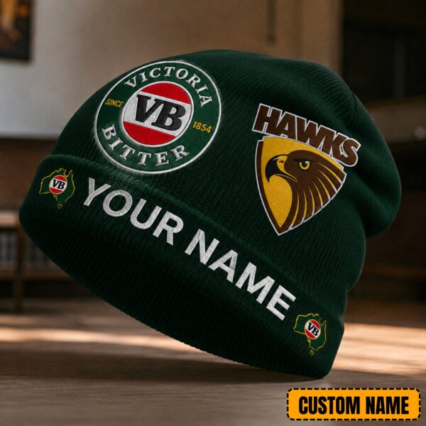Hawthorn Hawks Beanie Hat 2