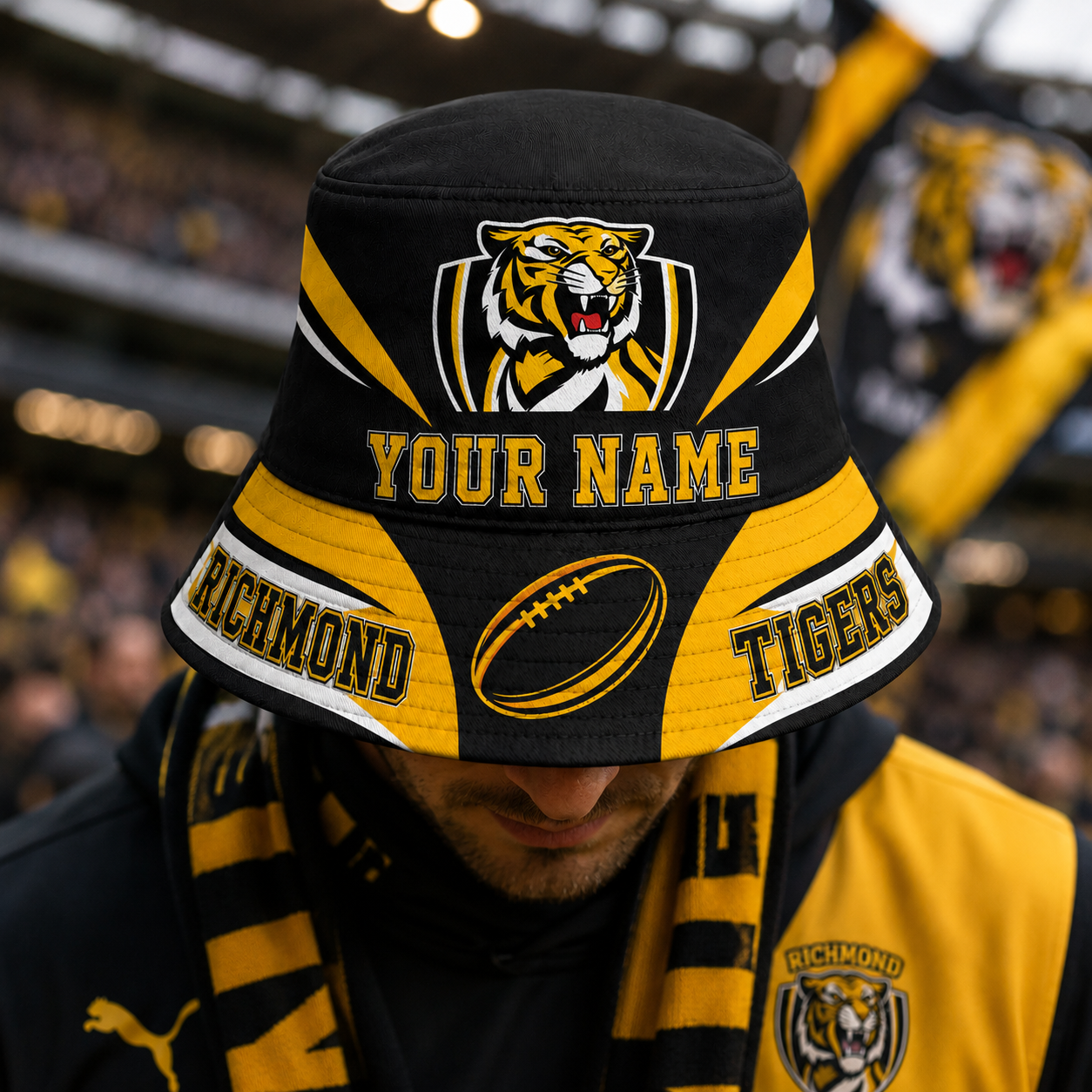 Richmond Tigers Bucket Hat 1 - Image 3