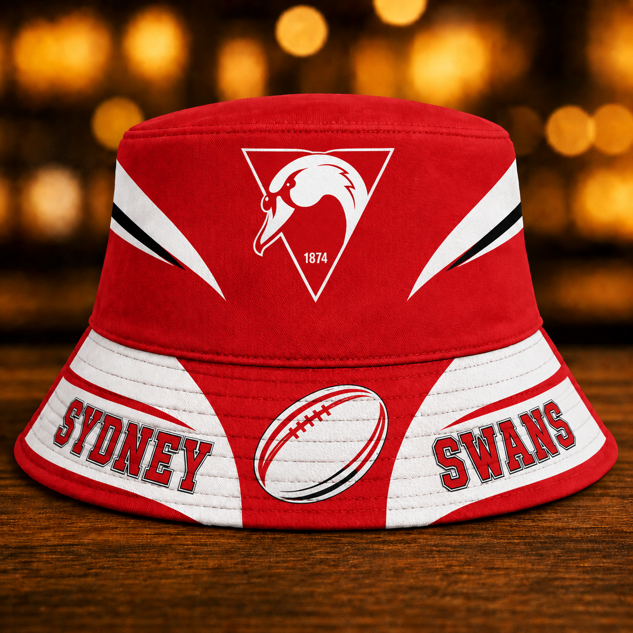 Sydney Swans Bucket Hat 1 - Image 2