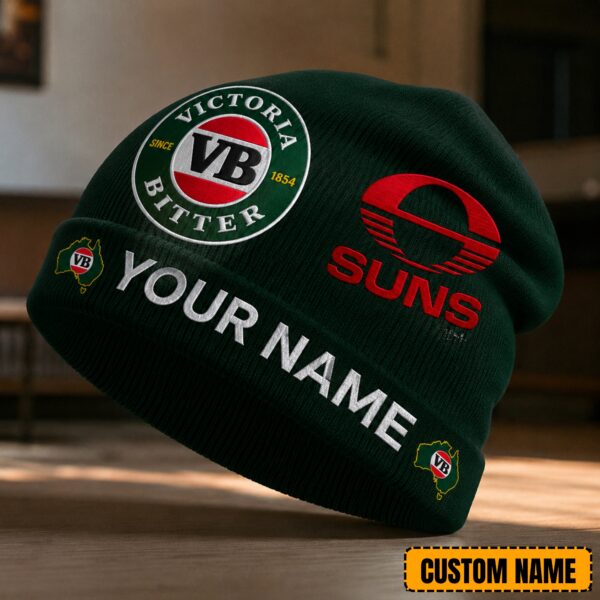 Gold Coast Suns Beanie Hat 2