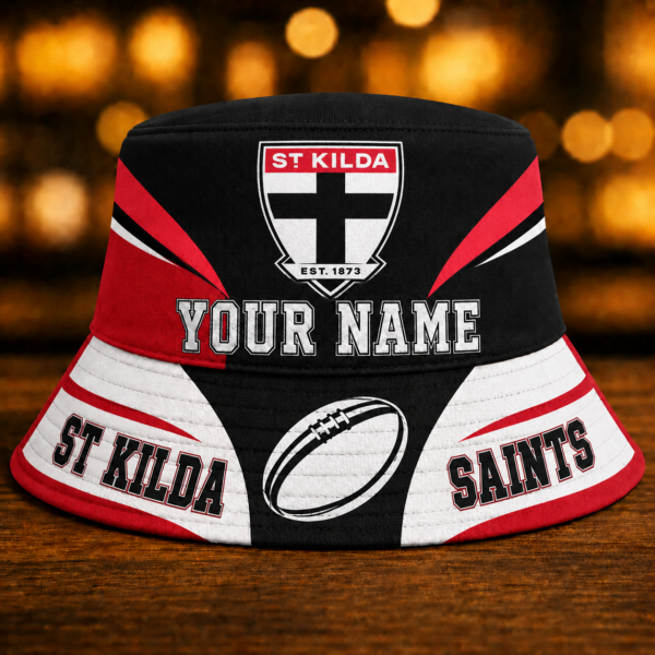 St Kilda Saints Bucket Hat 1