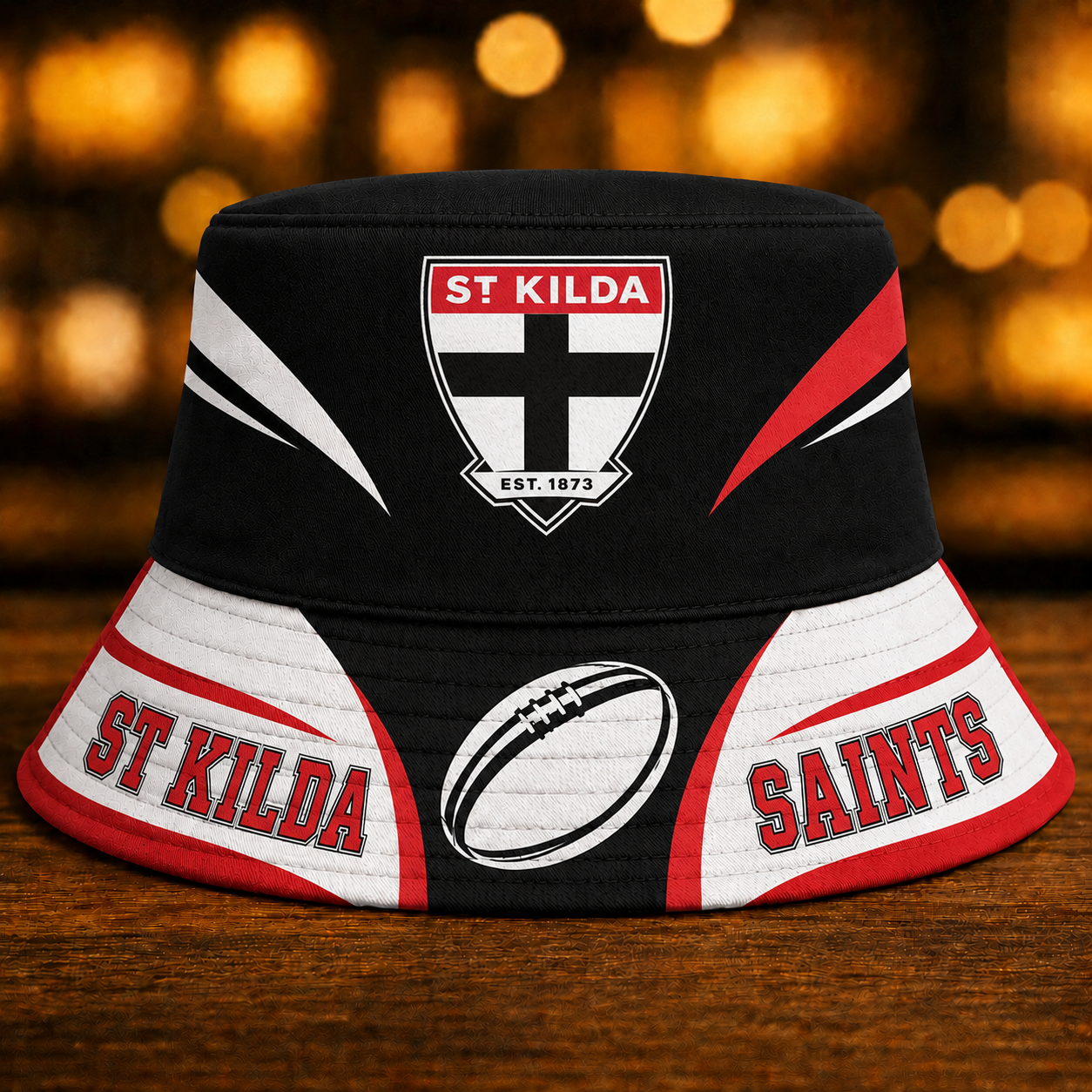 St Kilda Saints Bucket Hat 1 - Image 2