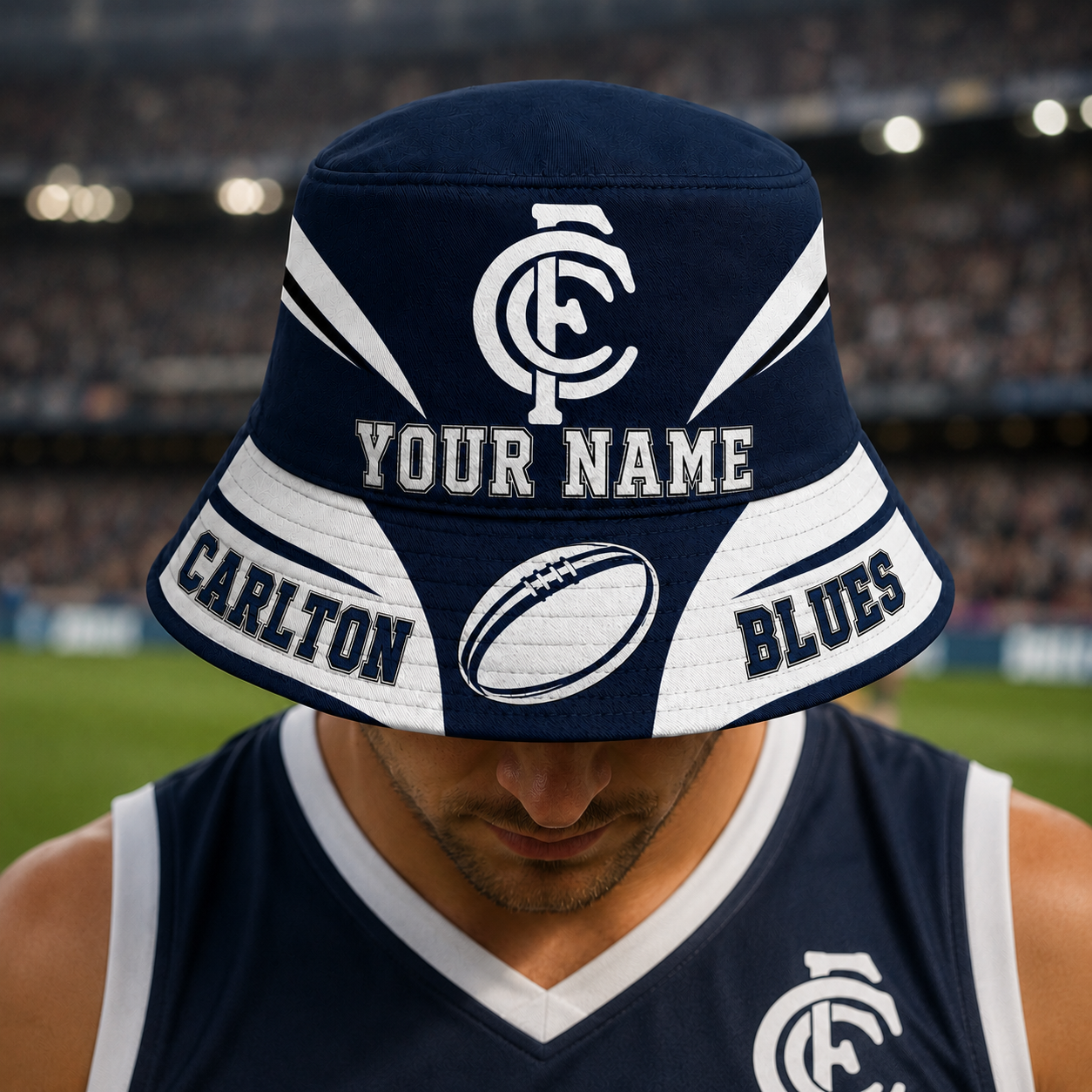 Carlton Blues Bucket Hat 1 - Image 3