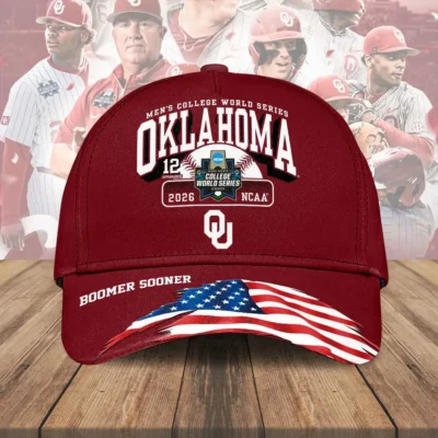 Oklahoma Sooners 2026 NCAA Baseball Men’s College World Series Champions Classic Cap CLILY008
