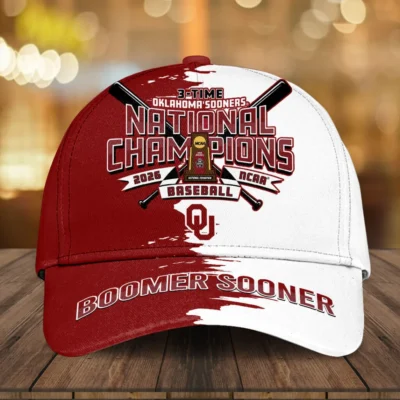 Oklahoma Sooners 2026 NCAA Baseball Men’s College World Series Champions Classic Cap CLILY007