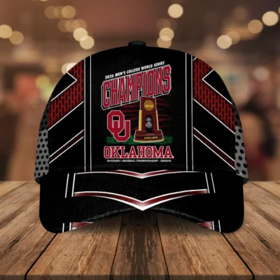 Oklahoma Sooners 2026 NCAA Baseball Men’s College World Series Champions Classic Cap CLILY005