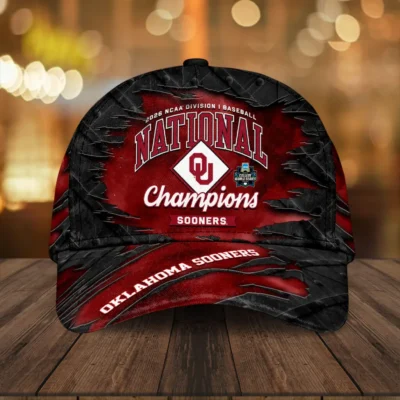 Oklahoma Sooners 2026 NCAA Baseball Men’s College World Series Champions Classic Cap CLILY003