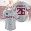 Oklahoma Sooners 2026 NCAA Baseball Men’s College World Series Champions Baseball Jersey - BJLILY003
