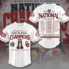 Oklahoma Sooners 2026 NCAA Baseball Men’s College World Series Champions Baseball Jersey - BJLILY005