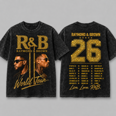 THE R&B TOUR 2026 Vintage Shirt - WTS001