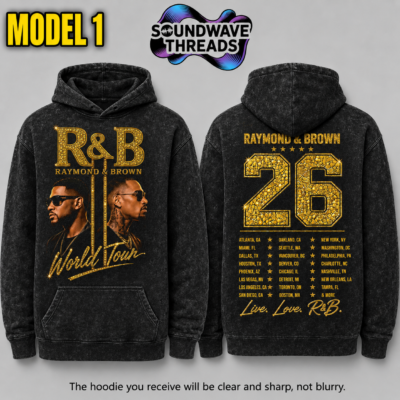 THE R&B TOUR 2026 Vintage Hoodie - WH001
