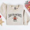 Embroidered San Francisco Cable Car Sweatshirt
