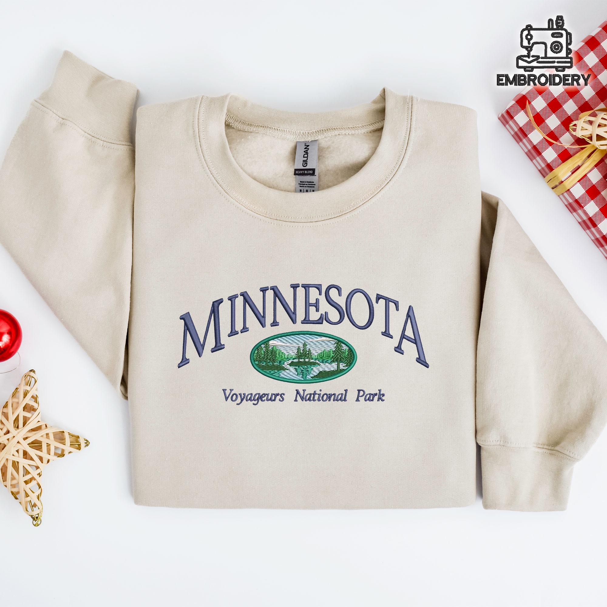 Embroidered Minnesota Voyageurs National Park Sweatshirt –