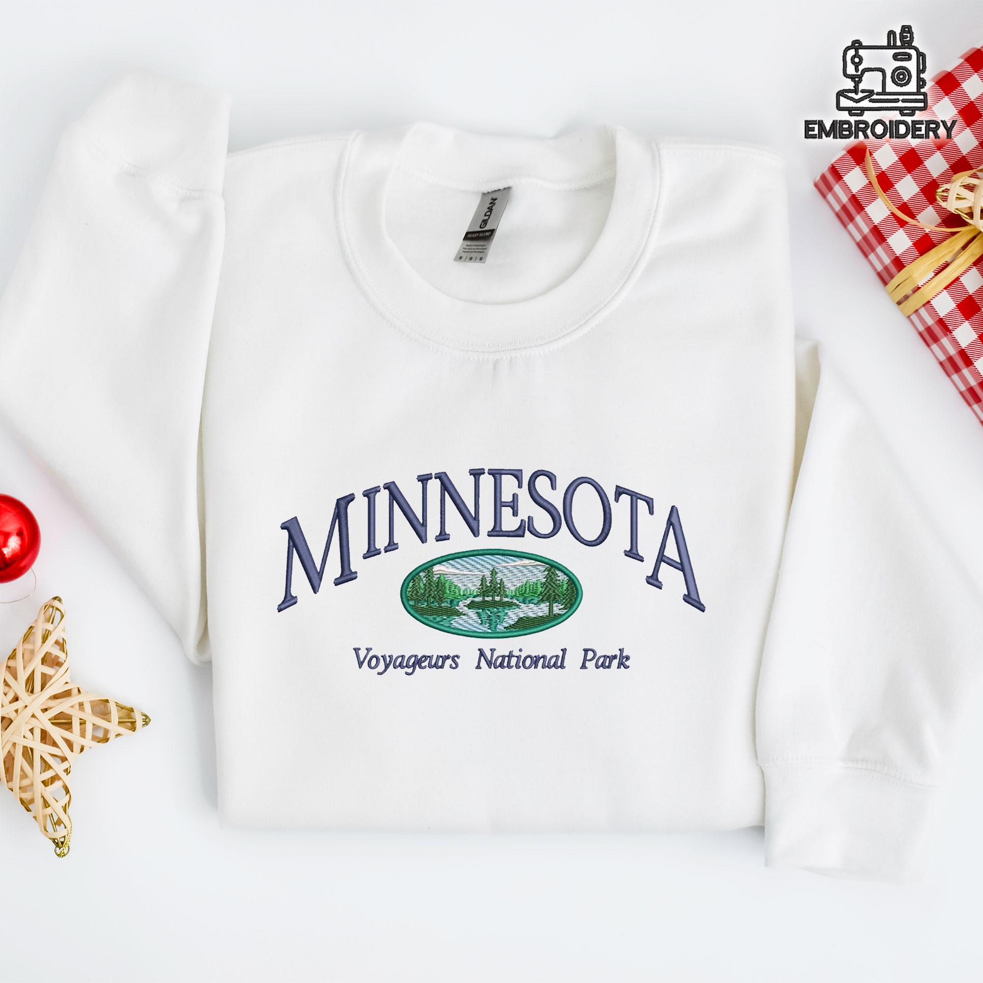 Embroidered Minnesota Voyageurs National Park Sweatshirt – - Image 2