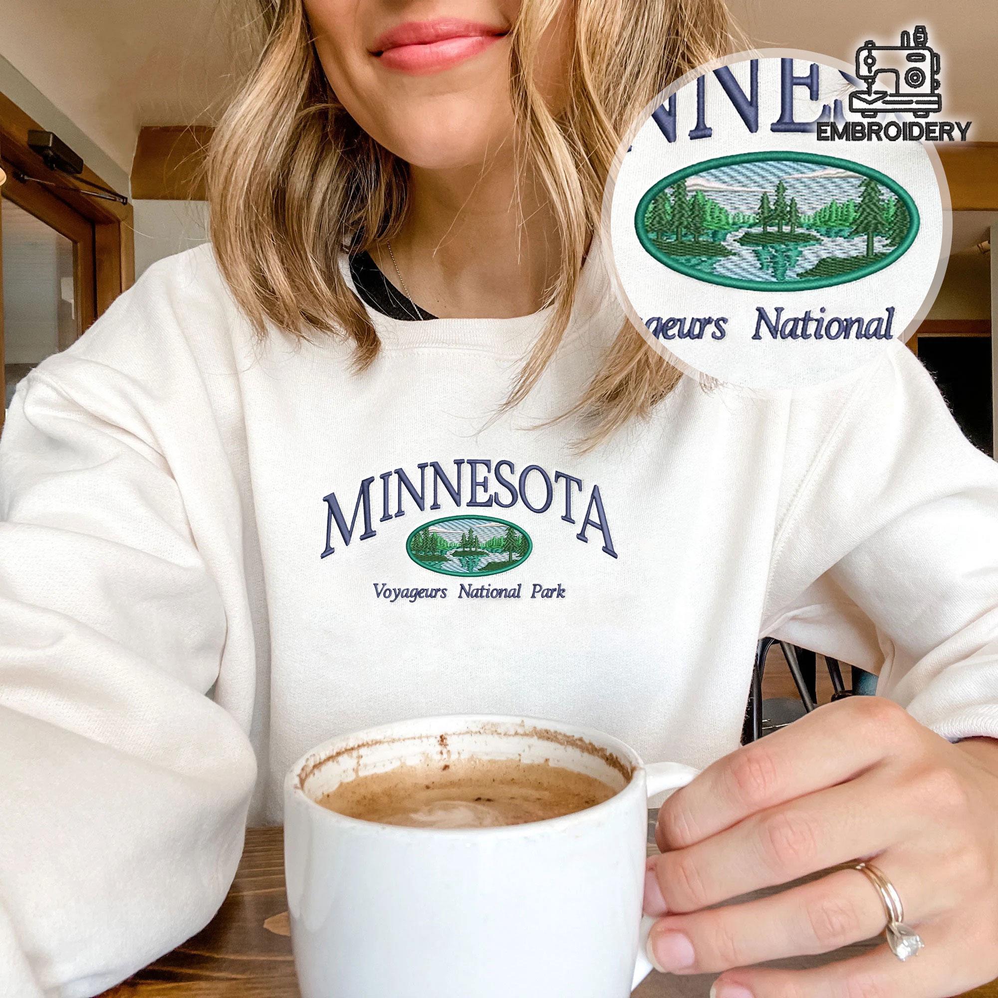 Embroidered Minnesota Voyageurs National Park Sweatshirt – - Image 3