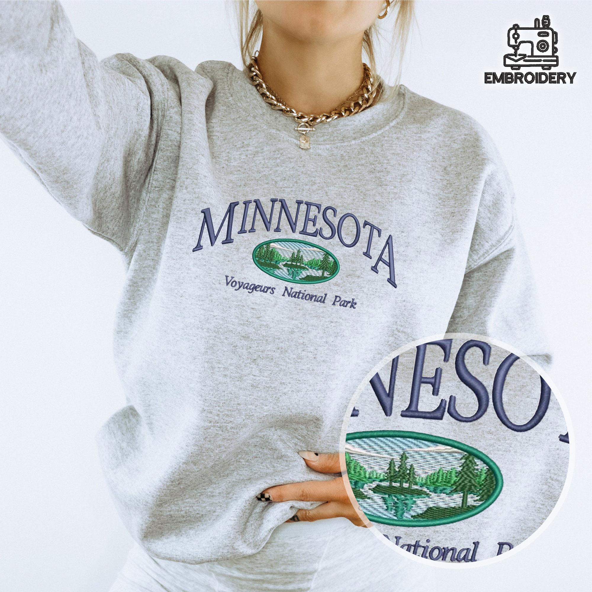 Embroidered Minnesota Voyageurs National Park Sweatshirt – - Image 5