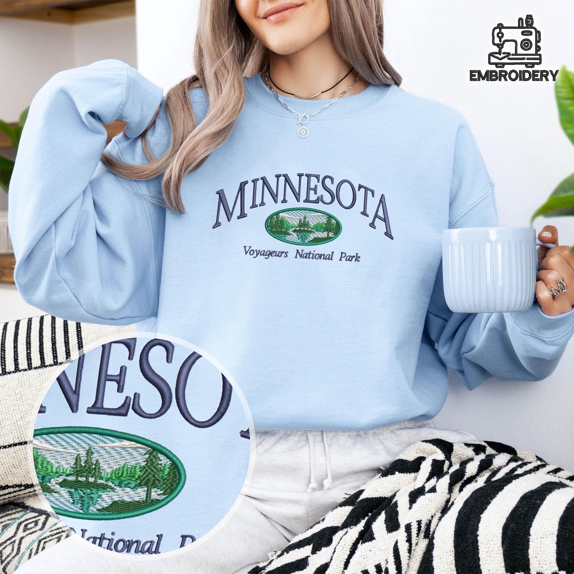 Embroidered Minnesota Voyageurs National Park Sweatshirt – - Image 6
