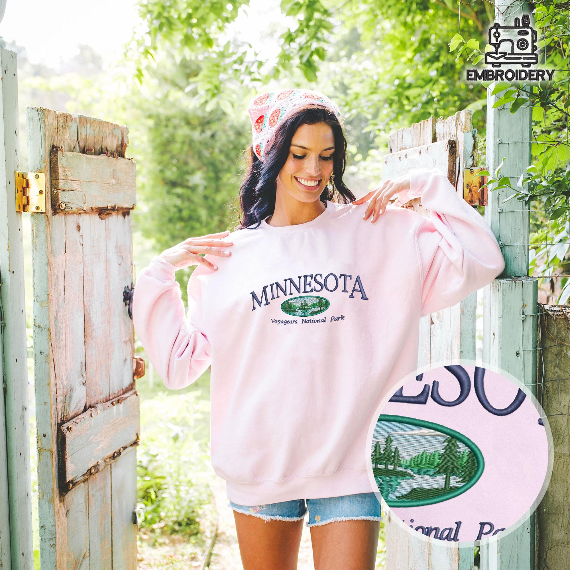 Embroidered Minnesota Voyageurs National Park Sweatshirt – - Image 7