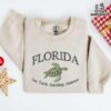 Embroidered Florida Sea Turtle Hatchling Habitat Sweatshirt