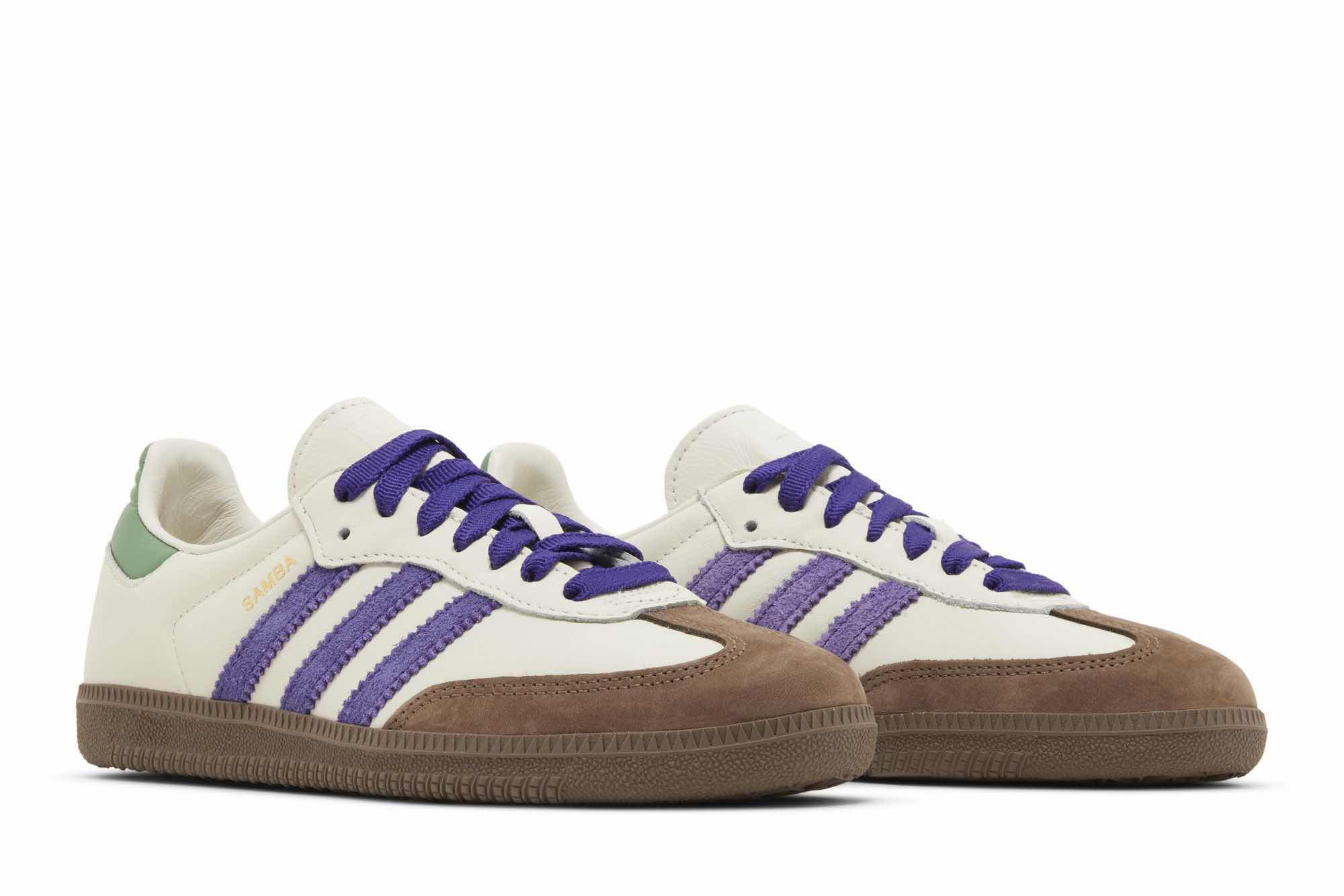 Adidas Samba OG 'White Purple Green' ID8349 - Image 8